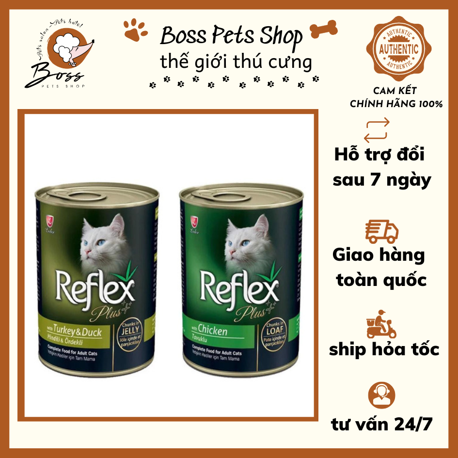 Pate Cho Mèo Reflex Plus Lon 400g